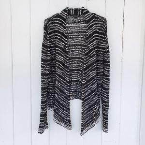 Eileen Fisher Black White Organic Stripe